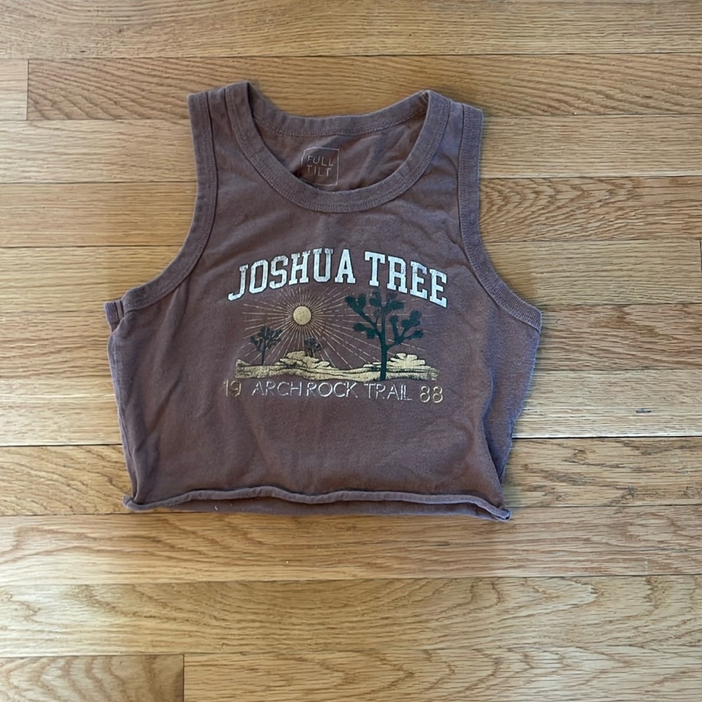 Brown tank top